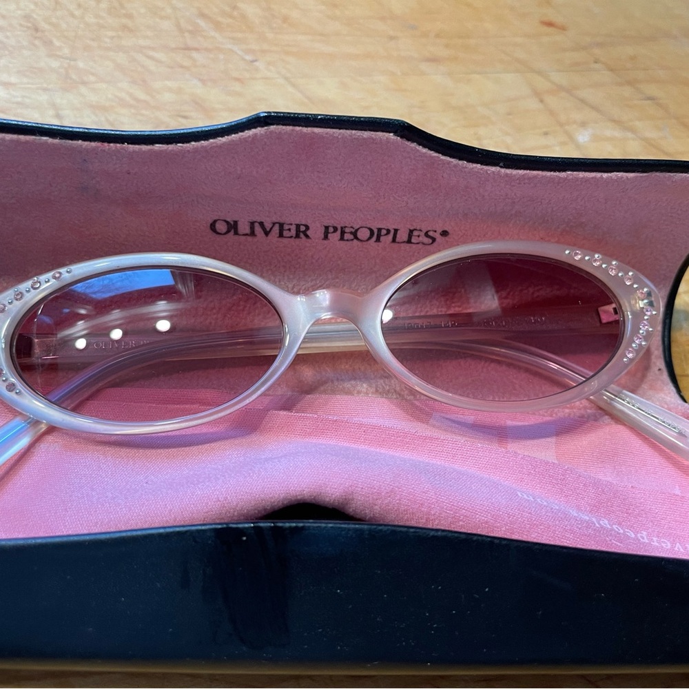 Oliver Peoples Women's Pink Oval Sunglasses